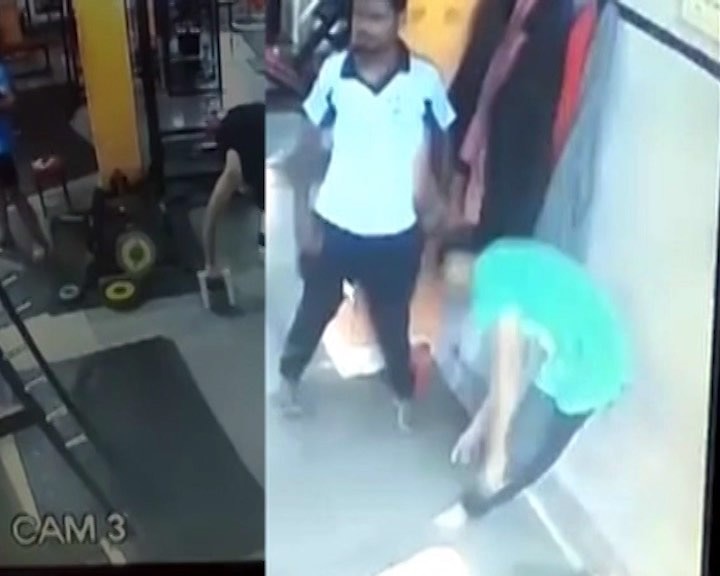 Shocking footage: Nashik youth dies after collapsing in gymnasium Shocking footage: Nashik youth dies after collapsing in gymnasium