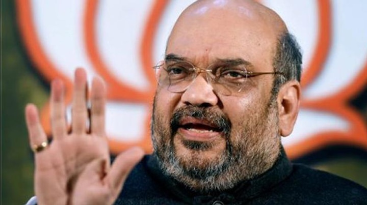 Poll officials search Amit Shah's aircraft in Karnataka Poll officials search Amit Shah's aircraft in Karnataka