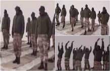 In Pics: ITBP jawans perform yoga at 18,000 feet in minus 25 degrees in Ladakh