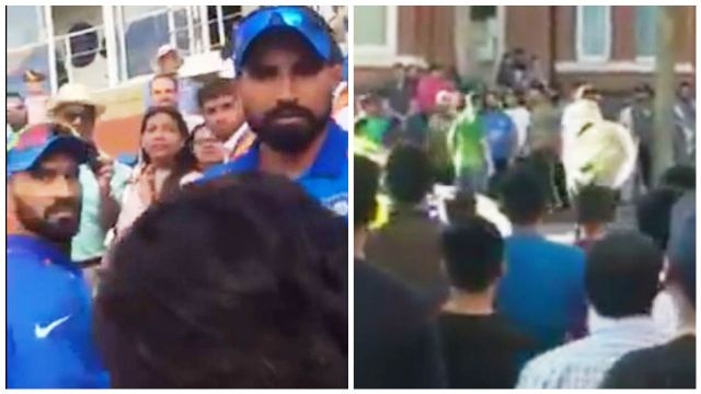 WATCH: Pak fan who threw 'Baap Kaun Hai' taunt at Shami beaten up by Indian supporters? WATCH: Pak fan who threw 'Baap Kaun Hai' taunt at Shami beaten up by Indian supporters?