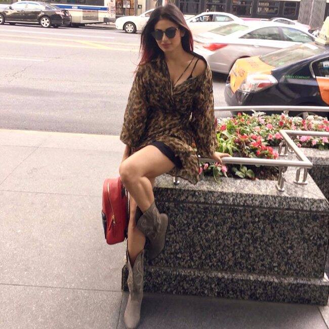 Mouni Roy looks stunning in this pose. PIC/Instagram