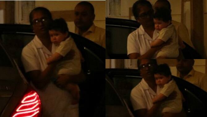IN PICS: Taimur Ali Khan spotted! And his mom Kareena Kapoor is missing! IN PICS: Taimur Ali Khan spotted! And his mom Kareena Kapoor is missing!