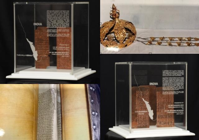 Relics from Kerala, Torah scroll & metal crown, Narendra Modi gifts Israel signs of friendship Relics from Kerala, Torah scroll & metal crown, Narendra Modi gifts Israel signs of friendship