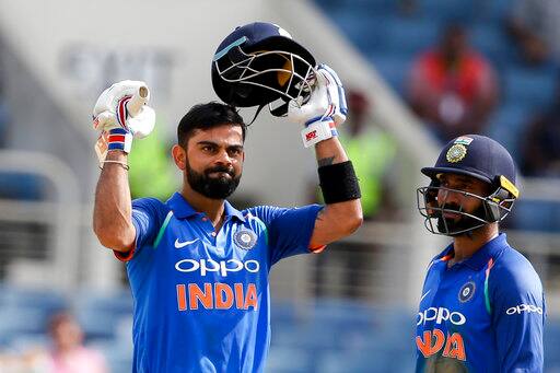 He slammed an unbeaten 111 – his 28th ODI century to close out the series. (Photo: AP)