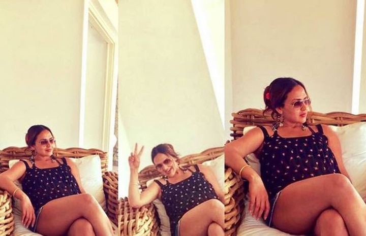 Reality show judge Esha Deol FLAUNTS her BABY BUMP in style Reality show judge Esha Deol FLAUNTS her BABY BUMP in style