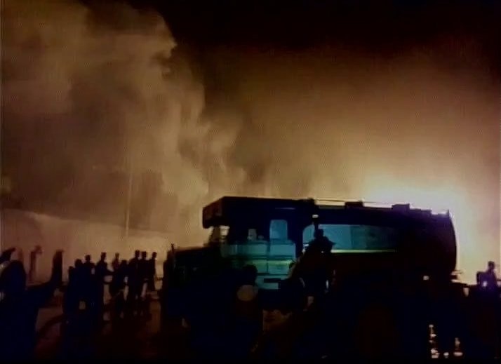 Eight tankers close to Indian Oil terminal at Siliguri charred Eight tankers close to Indian Oil terminal at Siliguri charred