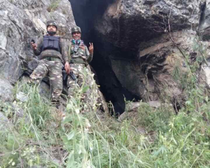Tral, Kashmir: Three JeM terrorists hiding in cave killed in encounter Tral, Kashmir: Three JeM terrorists hiding in cave killed in encounter