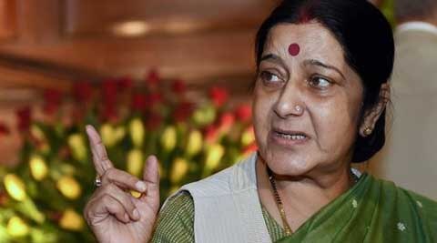 No place like 'Indian occupied Kashmir' exists: Swaraj to student seeking help No place like 'Indian occupied Kashmir' exists: Swaraj to student seeking help