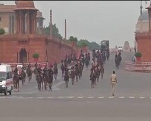PHOTOS: Rehearsal For Swearing-In Ceremony Of New President At Delhi\'s Vijay Chowk