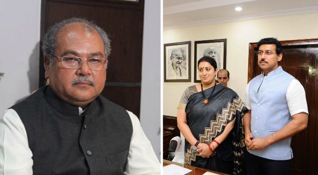 Smriti Irani gets I&B Ministry, Urban Development goes to Narendra Singh Tomar Smriti Irani gets I&B Ministry, Urban Development goes to Narendra Singh Tomar