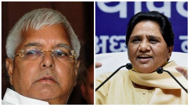Lalu Yadav backs Mayawati, offers her Rajya Sabha seat from Bihar Lalu Yadav backs Mayawati, offers her Rajya Sabha seat from Bihar