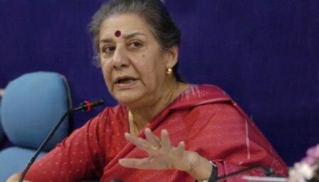 Ambika Soni resigns as Congress in-charge of Uttarakhand and Himachal on health grounds Ambika Soni resigns as Congress in-charge of Uttarakhand and Himachal on health grounds