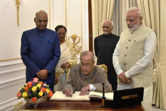 President Pranab Mukherjee to address nation today on eve of demitting office President Pranab Mukherjee to address nation today on eve of demitting office