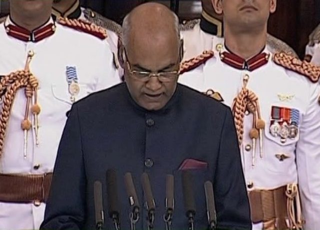 Ramnath Kovind sworn in as India's 14th President  Ramnath Kovind sworn in as India's 14th President