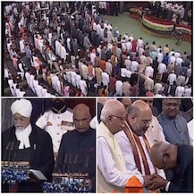 Central Hall of Parliament echoes with \'Jai Shree Ram\' slogan immediately after President Kovind takes oath