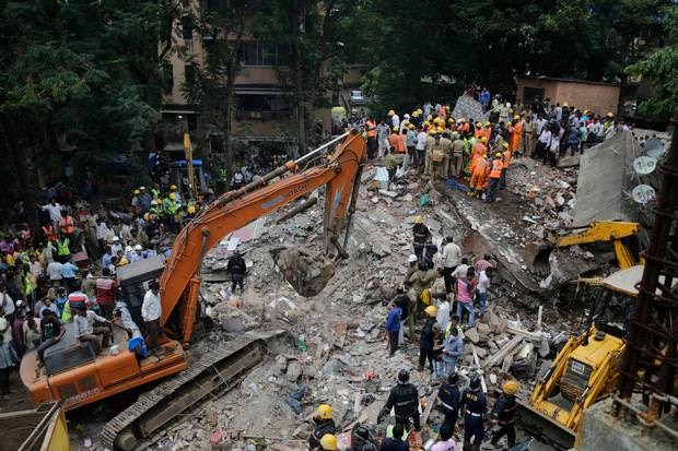 Mumbai: Death toll rises to 17 in Ghatkopar building collapse; rescue operations continue Mumbai: Death toll rises to 17 in Ghatkopar building collapse; rescue operations continue