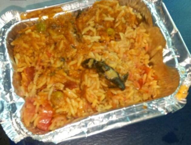 Veg-biryani no more 'veg': Lizard found in food served to passenger on-board Poorva Express Veg-biryani no more 'veg': Lizard found in food served to passenger on-board Poorva Express