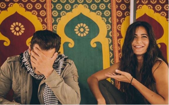 Katrina makes Salman blush in new Instagram still Katrina makes Salman blush in new Instagram still