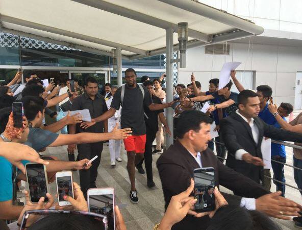 Reflecting on the iconic star’s trip, NBA India Managing Director Yannick Colaco said, “Sports has the ability to unite people, and this record-setting NBA clinic led by Finals MVP Kevin Durant helped us connect young basketball players throughout the country in a single event.”(Photo: Twitter)