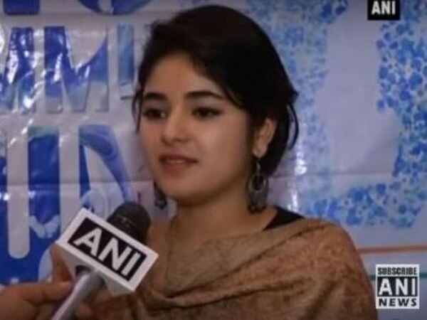 Zaira Wasim denies any kind of oppression on women of Kashmir Zaira Wasim denies any kind of oppression on women of Kashmir