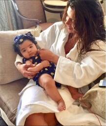 PeeCee captures her \'masi and baby\' moment