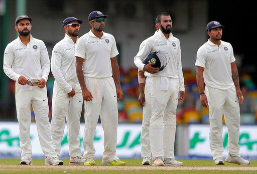 After posting a mammoth 622 runs in the first innings, India have gained a firm grip on the Second Test by dismissing the Lankans at 183 in the second innings and inflicting follow-on. (Photo: AP)
