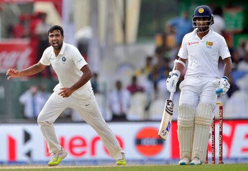 The hosts started off Day 3 at 50/2, already having lost both the openers as Ashwin struck on Day 2 with the new ball. (Photo: AP)