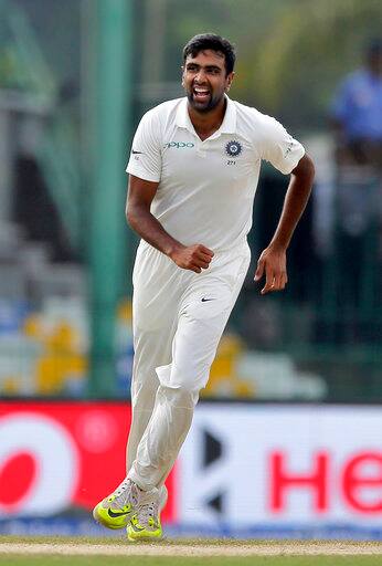 Ravichandran Ashwin came up with yet another 5-wicket haul, his 25th in the Test matches for India. (Photo: AP)