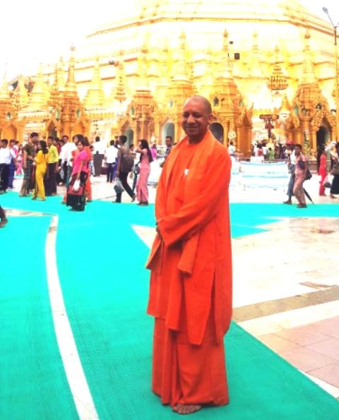 Yogi Adityanath's visit to Myanmar: UP CM pays homage at Shwedagon Pagoda in Yangon Yogi Adityanath's visit to Myanmar: UP CM pays homage at Shwedagon Pagoda in Yangon