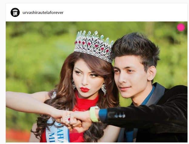 Urvashi Rautela posts this picture with brother on Instagram
