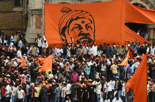 Saffron sea at Azad Maidan as Maratha kranti morcha protest reaches Mumbai