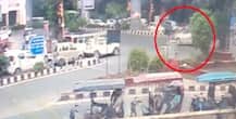 Caught on CCTV: Speeding SUV rams into scooty in Delhi\'s Paschim Vihar, 1 killed