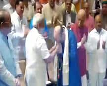 Amit Shah Felicitated At BJP Parl Board Meeting For Making Rajya Sabha Debut