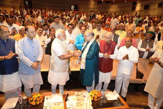 Also present were senior BJP leaders including LK Advani. PIC/BJP Live Twitter