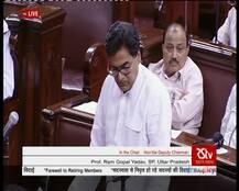 CPI(M) Leader Sitaram Yechury Exits Rajya Sabha, SP\'s Ramgopal Yadav Turns Emotional
