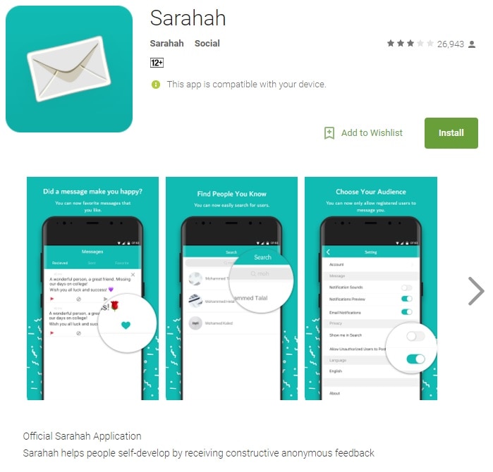 Sarahah : The anonymous messaging app that has gone viral  Sarahah : The anonymous messaging app that has gone viral