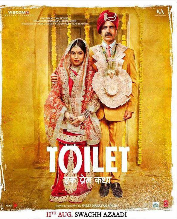 Akshay Kumar and Bhumi Pednekar in 'Toilet- Ek Prem Katha' (ABP News Image)