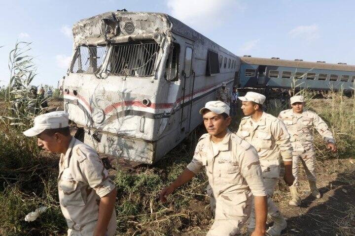 Magdy Hegazy, a top health official in Alexandria, said that along with the 43 killed, the crash also injured 122 people.  The Egyptian Railways Authority said earlier that a train coming from Cairo, Egypt’s capital, crashed into the back of a train that was waiting at a small station in the district of Khorshid, just east of Alexandria.
