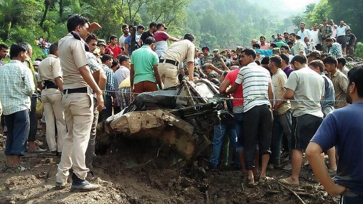 The buses had halted for a tea break at Kotrupi in the night when the tragedy struck. (Photo: AFP)