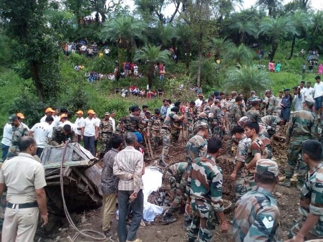 Eight dead, over 40 missing in Himachal landslide Eight dead, over 40 missing in Himachal landslide