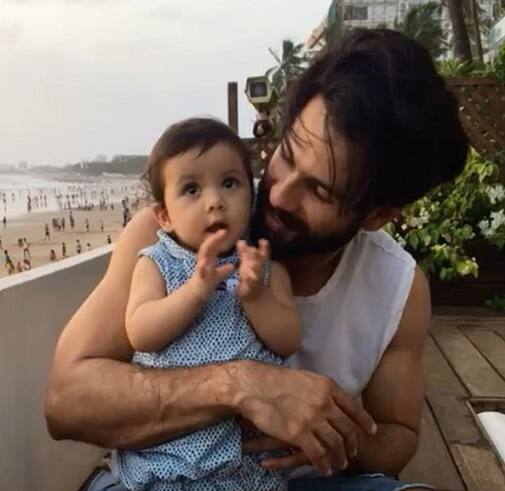 Shahid Kapoor with daughter Misha(ABP News Image)