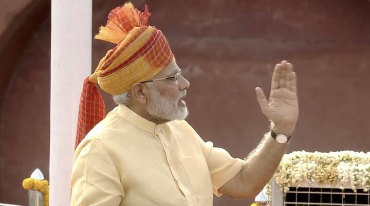 Prime Minister Narendra Modi's speech on Tuesday from the Red Fort here on Independence Day was his shortest so far in the last four years.