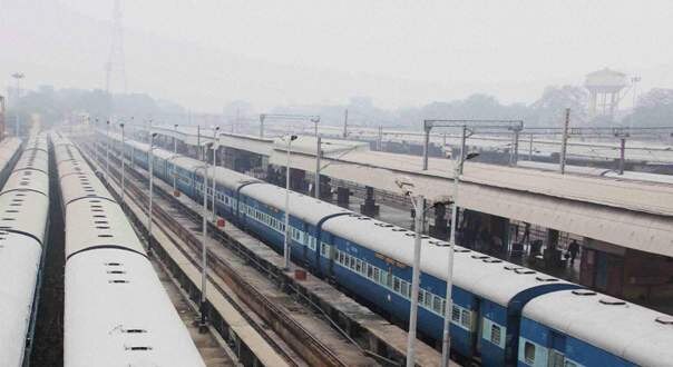 Train services disrupted due to floods Train services disrupted due to floods