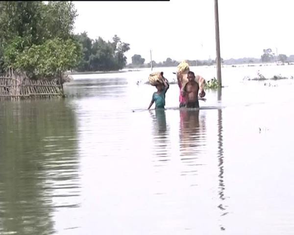 IN PICS: Bihar flood situation worsens, normal life affected; toll rises to 56