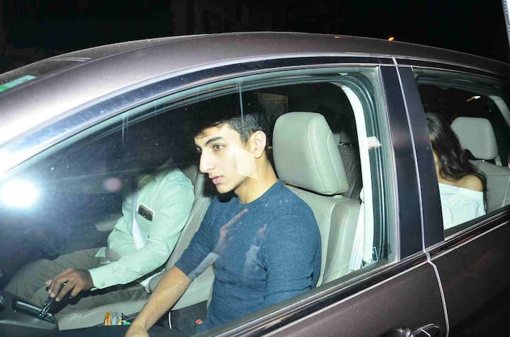 ....son Ibrahim has the looks of his dad.
(Image Courtesy: Manav Manglani) 