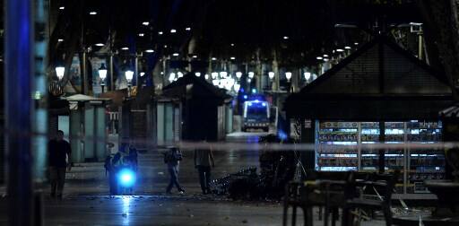 Total death toll of Barcelona attack rises to 13. Over 100 people have been injured / AFP PHOTO