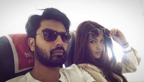 Shivam Tewarti and Riya Sen