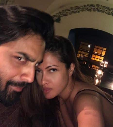 Shivam Tewarti and Riya Sen