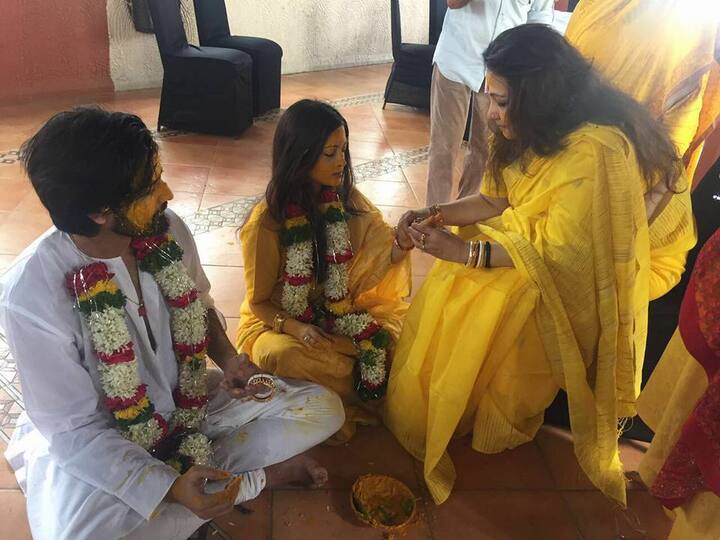 Shivam Tewarti and Riya Sen