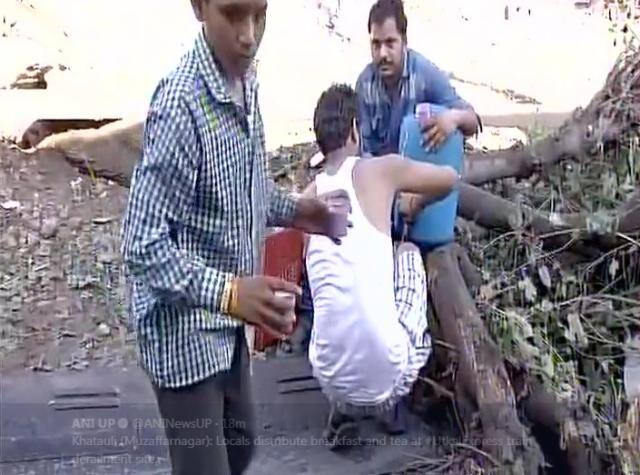  At least 23 people were killed and at least 40 injured in a major derailment when 14 coaches of the Kalinga Utkal Express bound for Haridwar in Uttarakhand went off the tracks with one of the coaches mounting on another near Khatauli in Uttar Pradesh on Saturday evening. (Image: ANI)